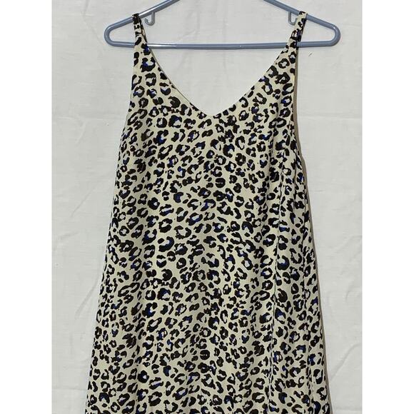 Cabi Safari Dress Womens S Sleeveless Tank MIDI Cheetah V-neck - Picture 4 of 7